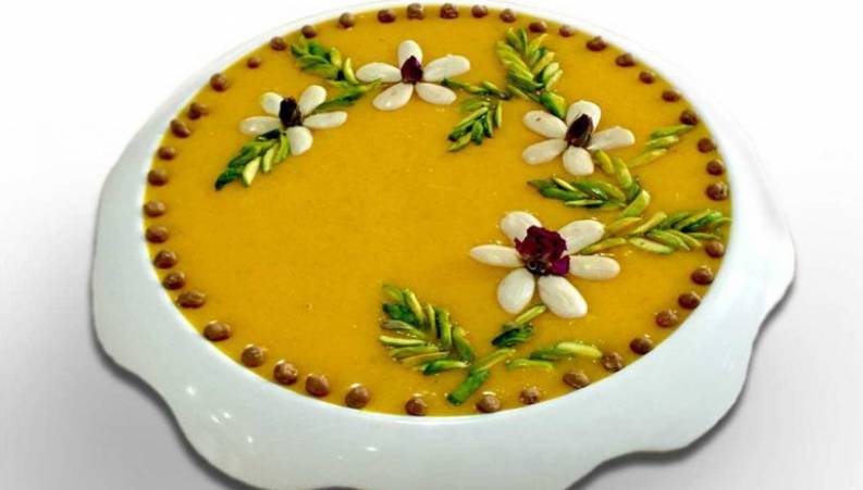 آموزش طرز حلوای زعفرانی و مجلسی