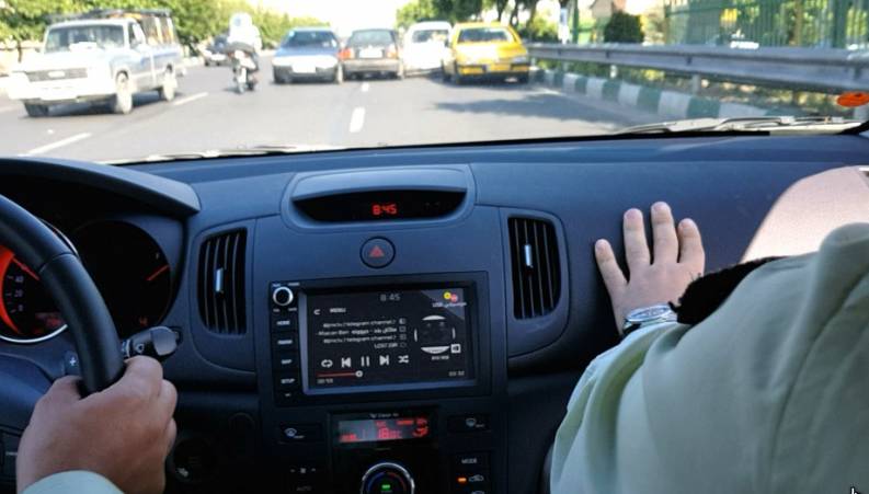 سارقان تهرانی که خیابان های تهران را برای فرار از دست پلیس برعکس راندند