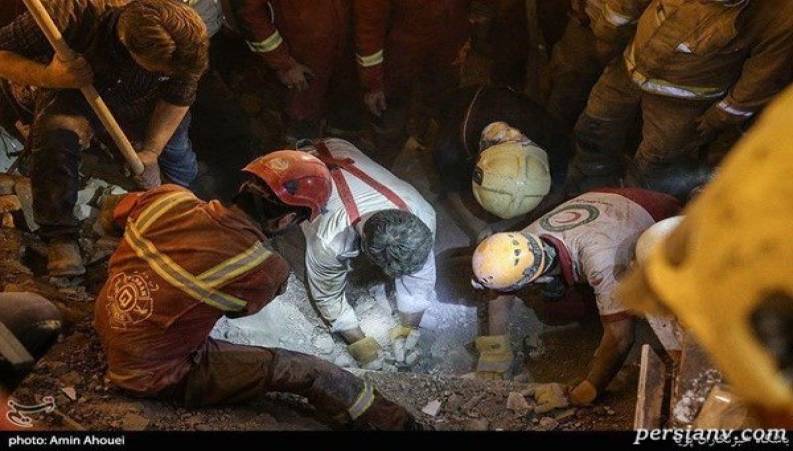 علت حادثه ریزش ساختمان در خیابان ظفر با 3 کشته!