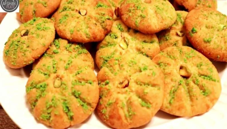 طرز تهیه کلوچه نمکی افغانستان