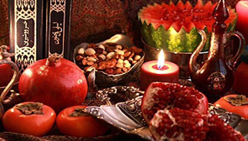 گزارش زیبایی از دورهمی شب یلدا