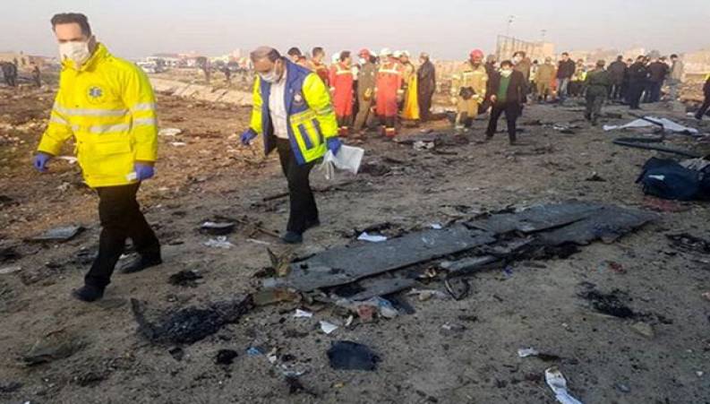 تصاویری از وسایل مسافران هواپیمای اوکراینی