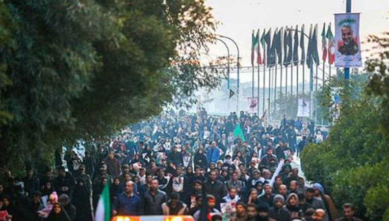 تشییع پیکر مطهر سردار سپهبد شهید «قاسم سلیمانی» در اهواز 