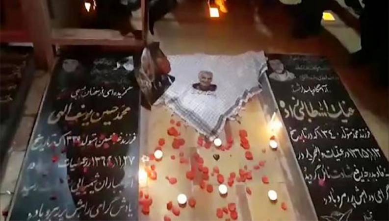 تصاویری از آرامگاه فرمانده شهید، قاسم سلیمانی