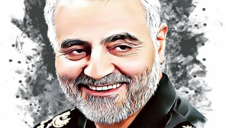 خنده حاج قاسم به یک بیت شعر