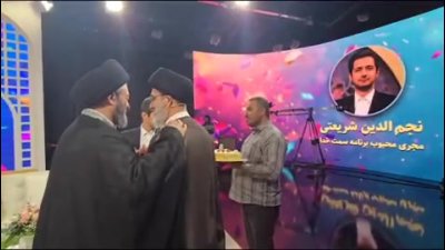 جشن متفاوت تولد نجم‌الدین شریعتی؛ غافلگیری مجری «سمت خدا» پشت صحنه برنامه
