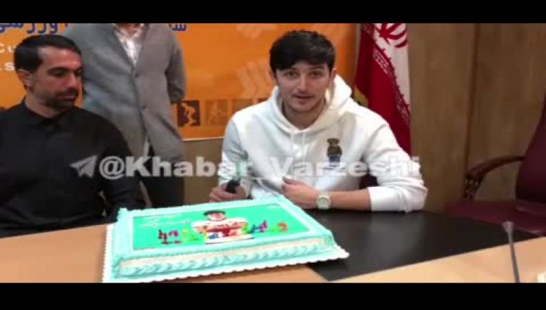 جشن تولد سردار آزمون و آرزوی او در روز تولدش