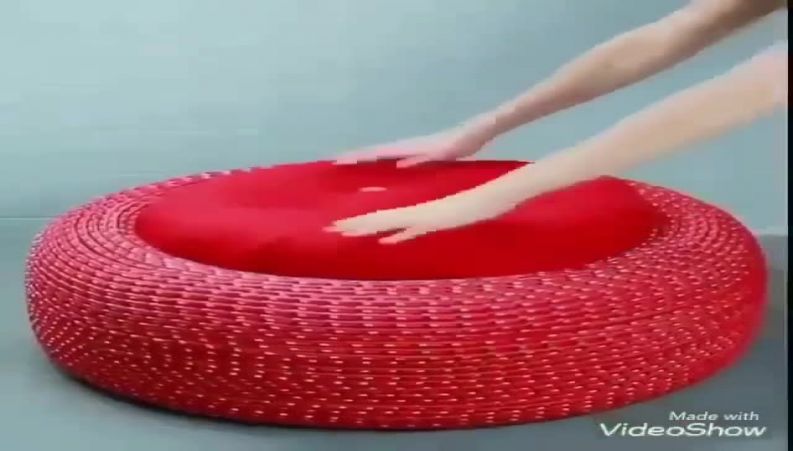 کاردستی با وسایل دورریختنی ؛ ساخت میز یا صندلی با استفاده از لاستیک ماشین