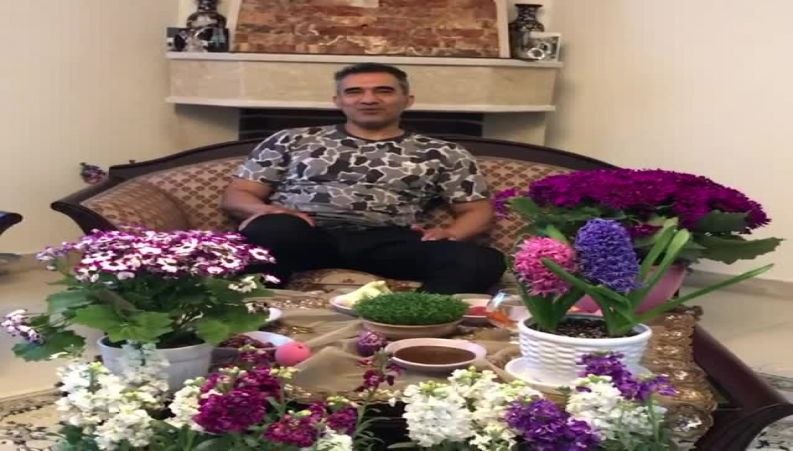 احمدرضا عابدزاده دروازه بان اسبق تیم ملی ، نوروز 99 را  تبریک گفت