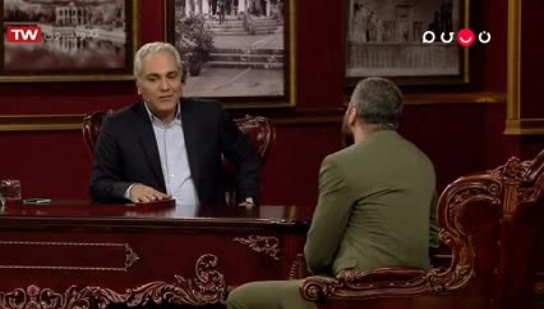 کادو مهران مدیری به فرهاد پسرش وسط برنامه دورهمی