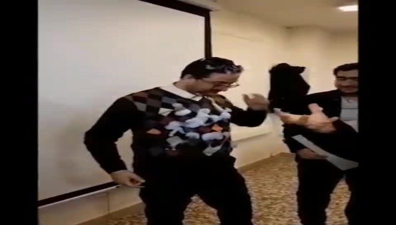 شوخی عجیب دانشجویان با بشیر حسینی داور عصر جدید به مناسبت تولدش