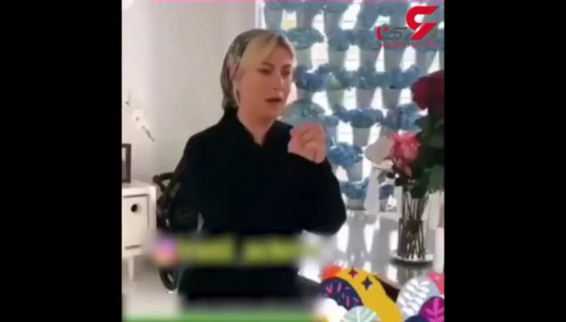 ناز و عشوه کردن های عجیب فریبا نادری هنگام ورزش