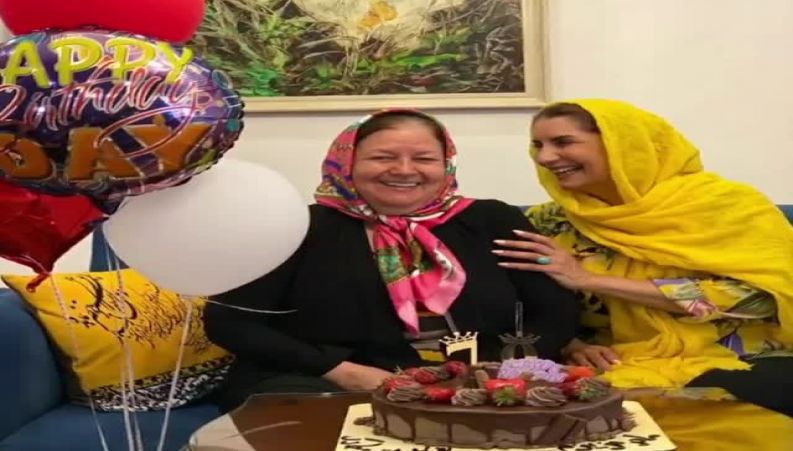 جشن تولد مادر فریبا کوثری