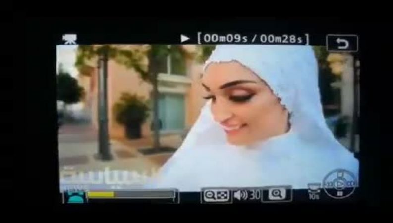 یک مراسم عروسی در لحظه انفجار بیروت