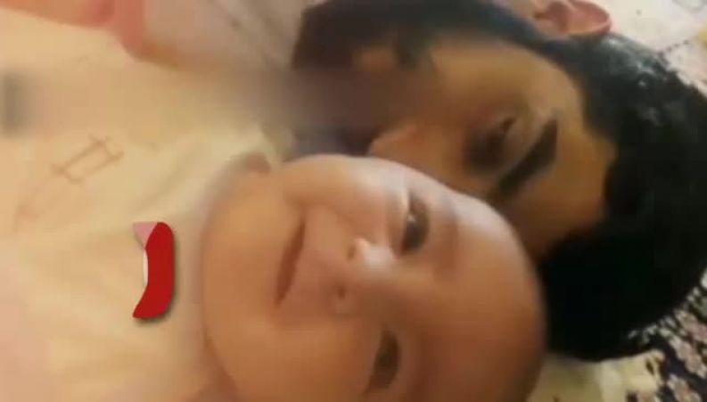 ویدئویی دیدنی از شهید حججی و فرزندش قبل از شهادت