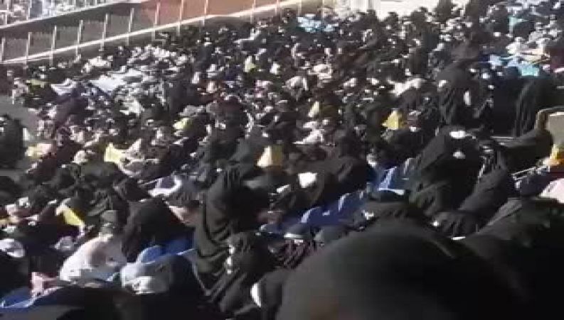 اعلام پایان کرونا در مشهد با مراسم حیرت‌انگیز با جمعیت انبوه