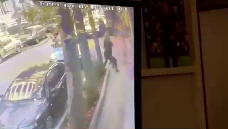 ویدئوی از لحظه حمله سارقان به دایی در خیابان 