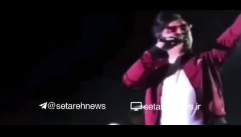 حرکت اعتراضی محسن ابراهیم‌زاده در کنسرتش در کیش