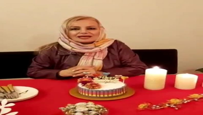 جشن تولد پاییزی هما خاکپاش بازیگر خانه نشین این روزها