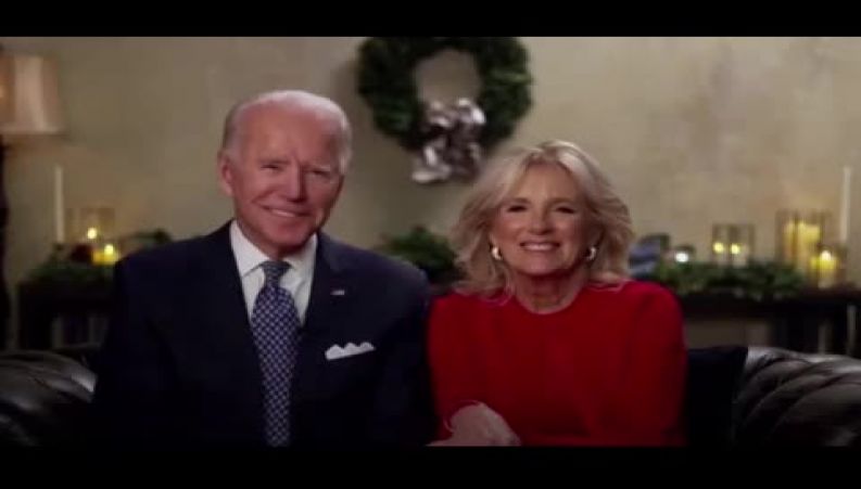 پیام ویژه بایدن و همسرش در آستانه‌ی سال نو میلادی