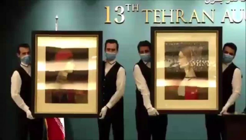 تابلوی ۱۲ میلیاردی که رکورد حراج تهران را شکست ، ببینید