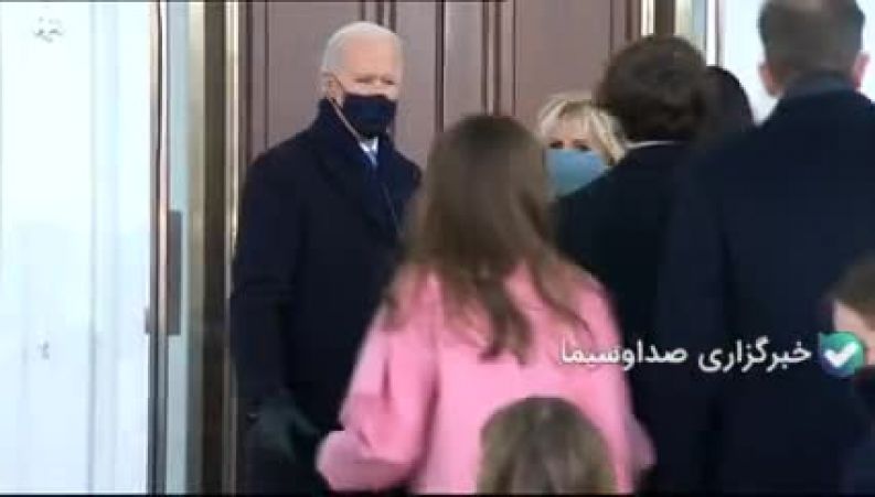 ورود جو بایدن ، رئیس جمهور جدید آمریکا به کاخ سفید 