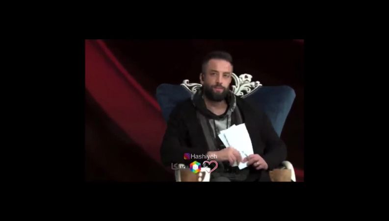 عذر خواهی بنیامین بهادری از همسرش در برنامه زنده