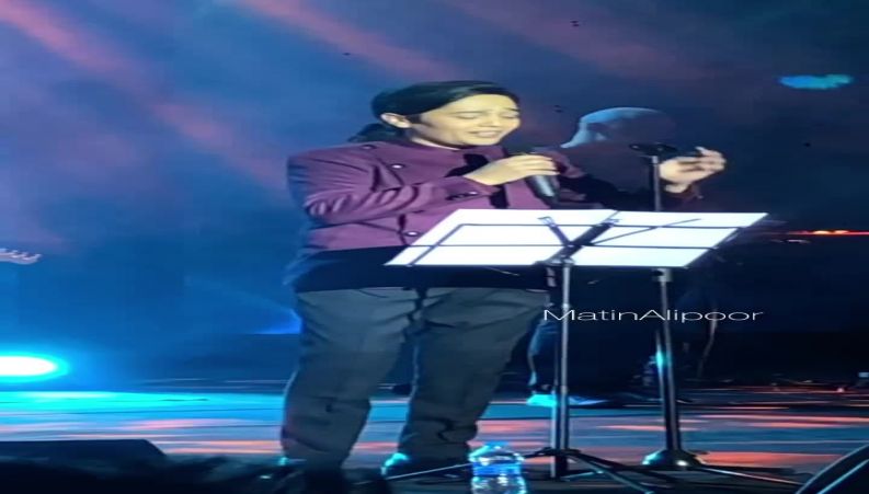 اجرای ترانه مننشر نشده بیتاب برای اولین بار در اولین کنسرت امین بانی