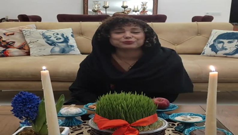 تبریک نوروز1401 با شراره درشتی بازیگر از سوئیس