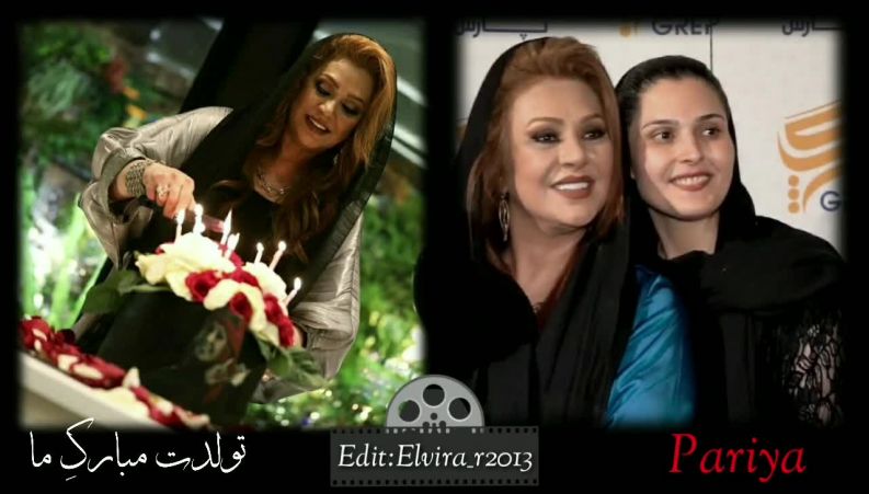 تبریک تولد پسران نسرین مقانلو از خارج از کشور برای خانم بازیگر