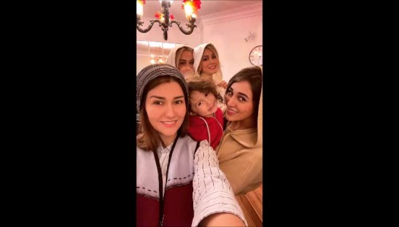 حال خوب خانواده شاهرخ استخری در چهارشنبه سوری / لذت یک دورهمی شاد