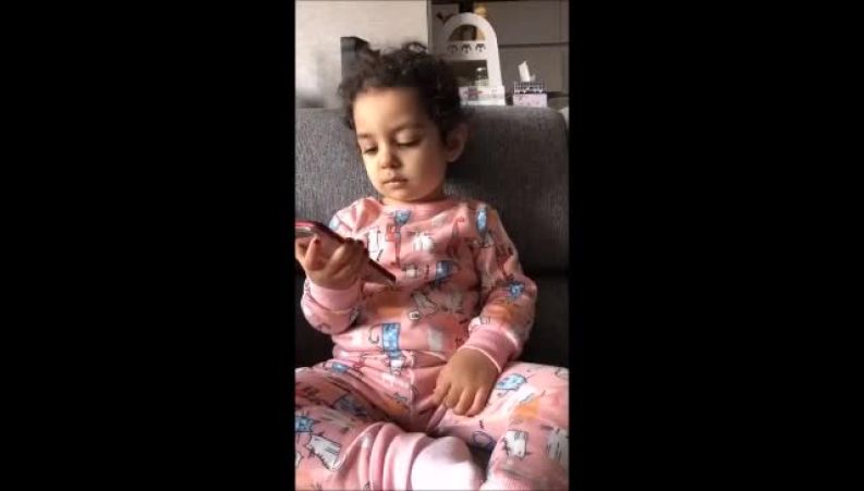 پست جالب منوچهر هادی از شیرین زبونی دخترش سوفیا / منوچهر خان حسابی دلتنگ دخترشه