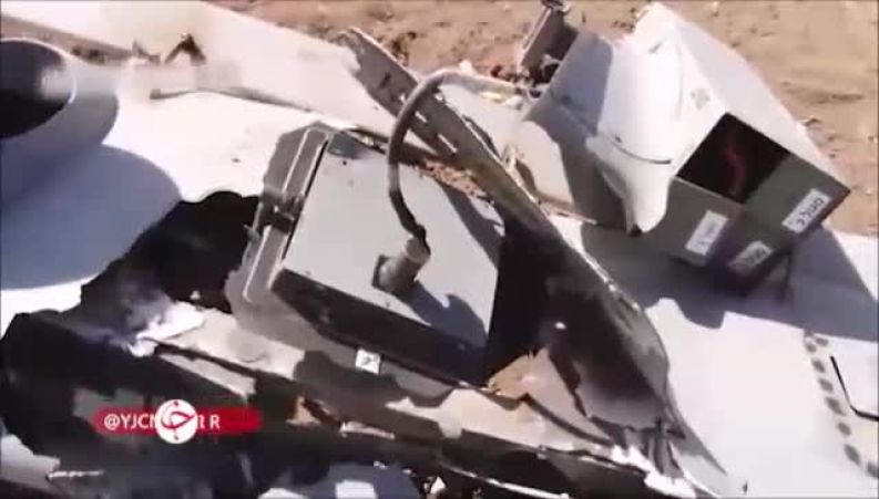 تصاویر لاشه پهپاد فوق‌پیشرفته اسرائیلی در اصفهان 