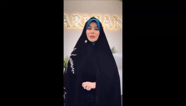  رونمایی از چادر مشکی ۱۲۸ میلیون تومانی در اینستاگرام 