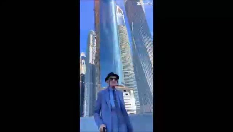  اردشیر کاظمی با پوشش عربی در دبی، به شایعه مهاجرت دامن زد / ویدیوی تبلیغ خرید ملک در امارات، دلیل اصلی جنجال!