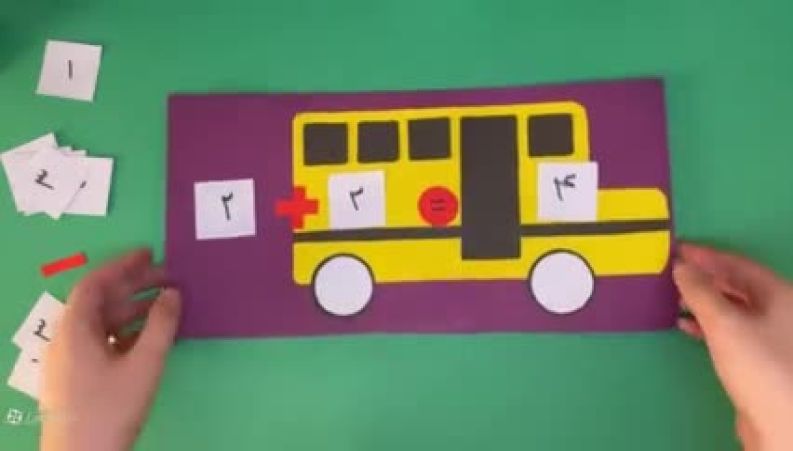تقویت مهارت‌های حرکتی و ریاضی: روش ساخت کاردستی اتوبوس زرد رنگ برای درک توالی و جایگذاری ورودی و خروجی