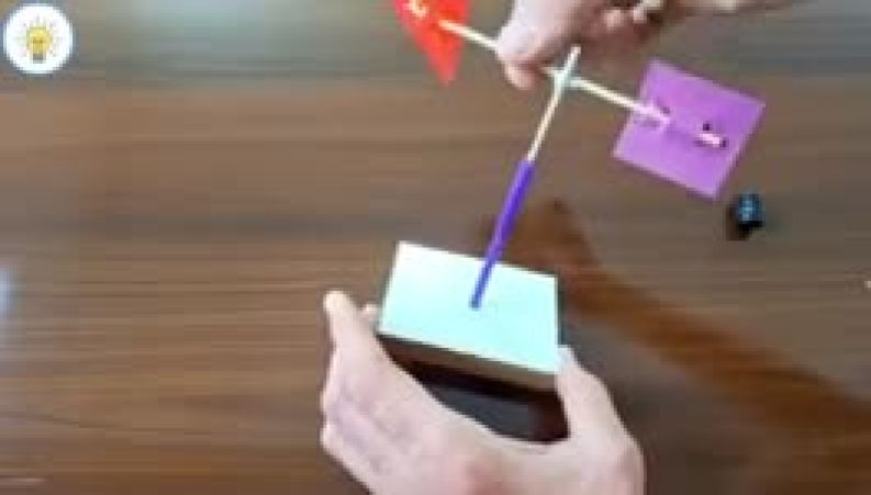 وقتی کاغذ جان می‌گیرد: کاردستی ساده برای تبدیل نیروی باد به حرکت چرخشی؛ بادبان‌هایی برای درک فیزیک