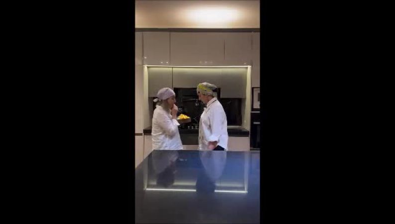 اشپزی فاطمه گودرزی و عروسش دریا مرادی دشت