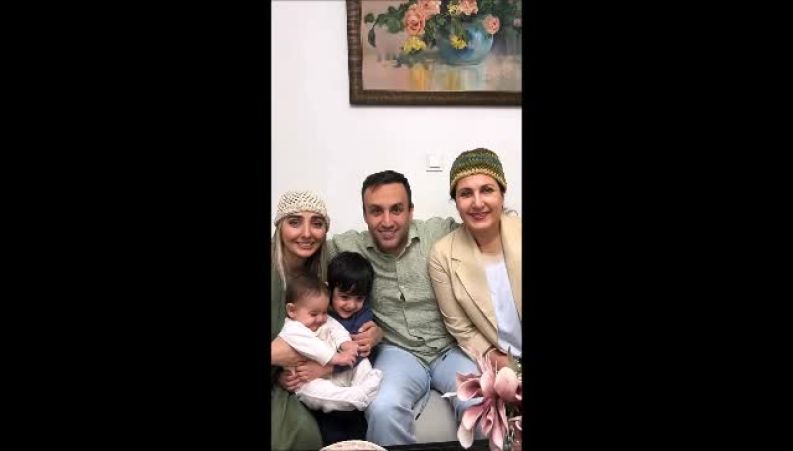 جشن تولد ۳۷ سالگی دریا مرادی دشت در کنار خانواده همسر