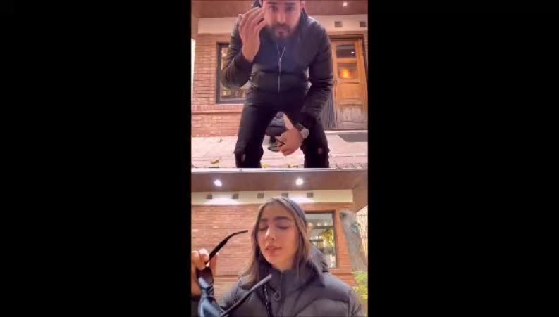 چالش عاشقانه نیکای سریال پایتخت با همسرش 