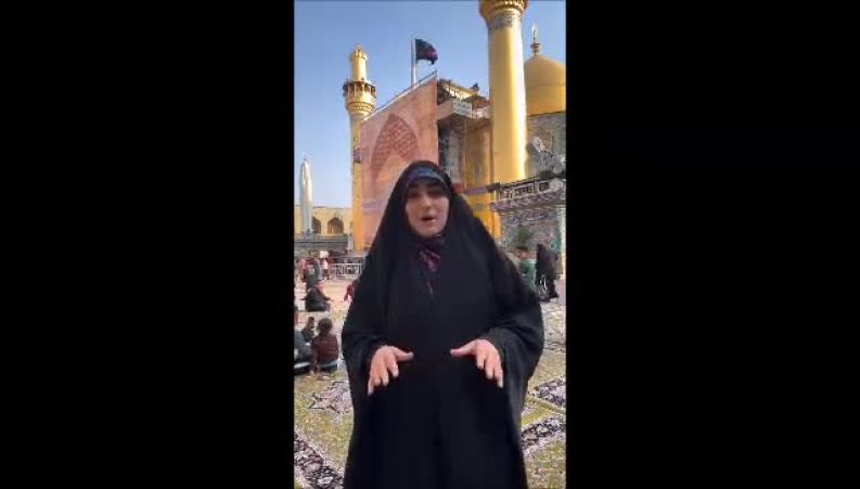 سفر ستاره سادات قطبی به مدینه منوره 