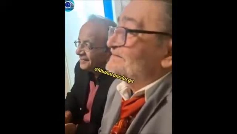 جشن تولد رضا رویگری در اسایشگاه سالمندان