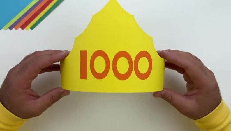 راهنمای گام‌به‌گام ساخت تاج هزار برای دانش‌آموزان پایه سوم ابتدایی با کاغذهای رنگی و مقوا