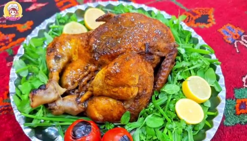 طرز تهیه مرغ شکم پر مازندرانی