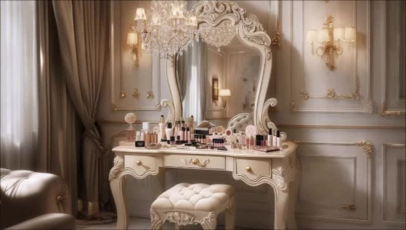 چیدمان میز آرایش عروس