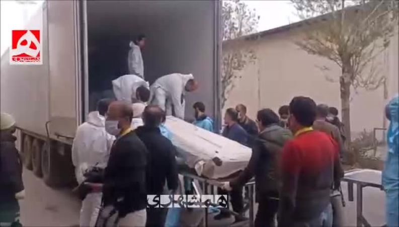 لحظه تلخ ورود پیکر ۸۴ شهید ناوگروه دنا