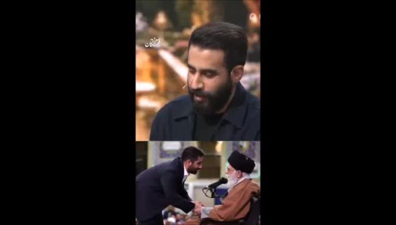 مداح مشهور: حنجره‌ام پس از ملاقات با رهبر شهید خوب شد 