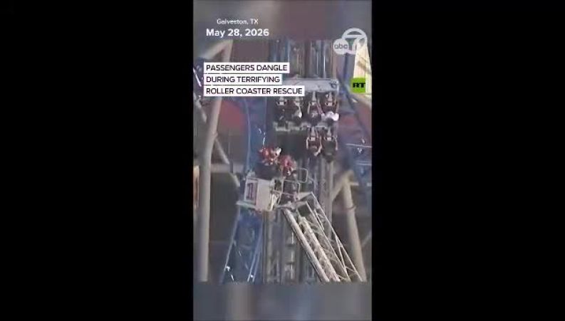 حادثه ترسناک در شهربازی؛ لحظات دلهره‌آور ۸ مسافر در نوک ترن هوایی! 