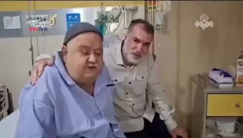 پیام تصویری اکبر عبدی از بیمارستان ؛ قول بازی در اخراجی‌های آخر را گرفت