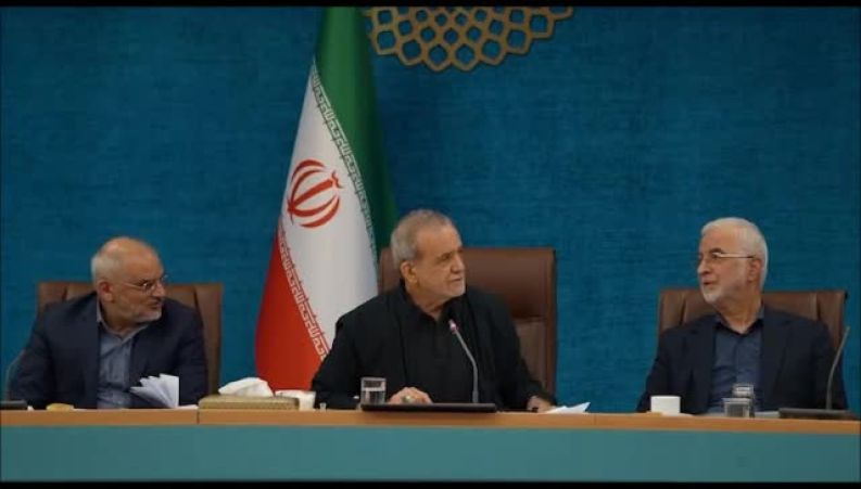 شوخی رئیس‌جمهور با رئیس فرهنگستان